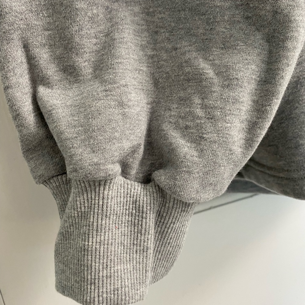 Nap Loungewear Oversized Boxy Heather Gray Sweatshirt Size Small New — image 3 of 8